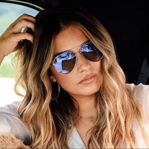 Jesse James Decker Diff Eyewear Aviator NWT